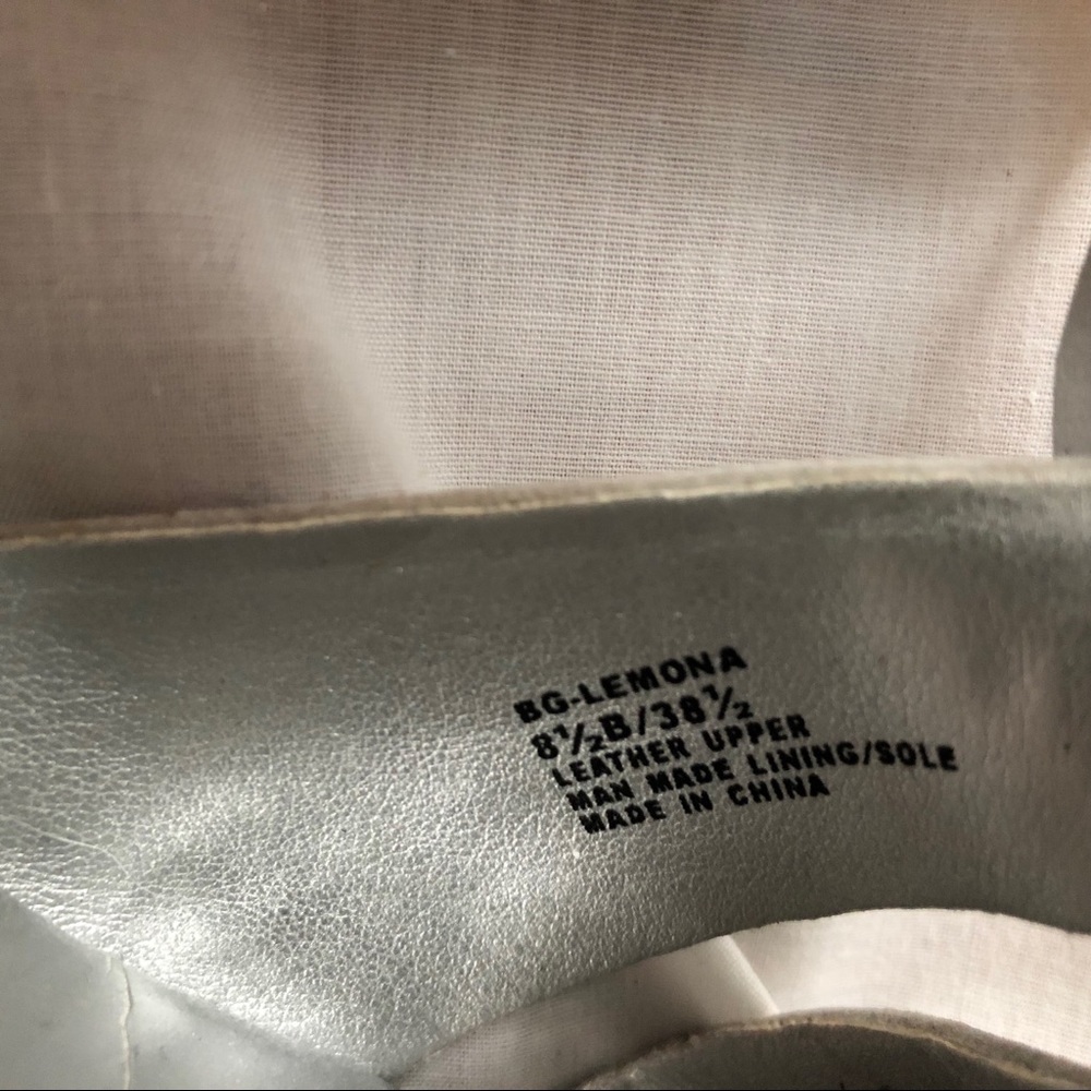 Box 1, BCBGirls Silver Reflective Wedges - Picture 3 of 7